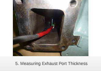 Measuring Exhaust Port Thickness